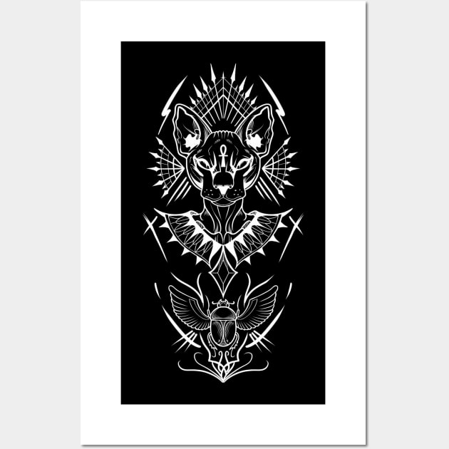 Lucky Bastet Wall Art by Scottconnick